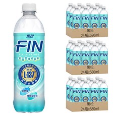 黑松 FIN 乳酸菌補給飲料，含日本專利 L-137 植物乳酸菌, 580ml, 72瓶