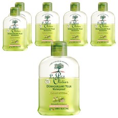 Le Petit Olivier 小橄欖樹 眼唇彩妝卸妝油, 防水, 橄欖萃取, 無矽靈, 125ml, 6瓶