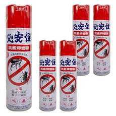 必安住 跳蚤蟑螂藥 有效防治蒼蠅、火蟻、蚊子、螞蟻, 600ml, 5瓶
