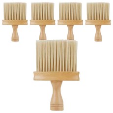 葉子小舖 實木軟毛除塵刷, 5個, 原木色