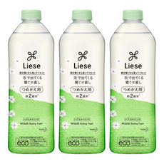Liese 莉婕 泡沫整髮劑補充瓶, 340ml, 3瓶