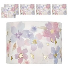 德德小品集 燙金和紙膠帶 30mm x 3m, 浪漫櫻姿, 6個