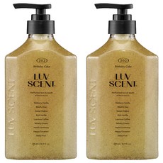 Luv Scent 磨砂沐浴露 202 Birthday Cake, 500ml, 2瓶