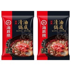 海底撈 清油麻辣鍋底, 正宗四川手法 勁辣過癮, 220g, 2包