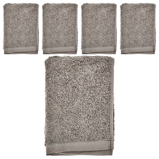 imabari towel 今治毛巾 ORIM BULKY PRO 長毛厚實款 方巾 深棕色 32x32cm 日本產 100%棉, 5個