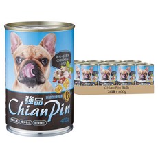 Chian Pin 強品 犬餐罐, 肝 + 雞肉, 400g, 24罐