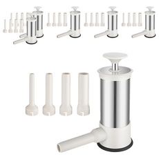 按壓式灌腸器 單一顏色 多規格灌腸嘴 家用手動灌腸機 快速灌腸 輕鬆製作各式香腸, 單一商品, 6台