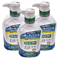 SUNSTAR 三詩達 G.U.M 夜間漱口水 清涼草本, 900ml, 3瓶