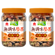 義美 無調味堅果 元氣六果, 320g, 2罐