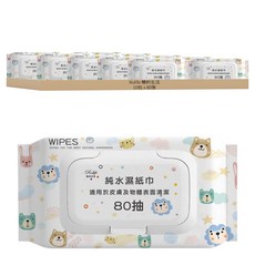 Rolife 簡約生活 濕紙巾 170 x 110mm, 80張, 10包, 1入