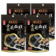 良澔 全穀黑芝麻糕 純素, 155g, 4袋