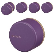KOKUYO 國譽 Bobbin 紙膠帶攜帶盒 附閘門保護紙膠帶 輕鬆撕下 乾淨狀態隨身攜帶, 紫色, 6個