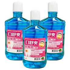 SHITEH 西德 口舒爽 抗敏感漱口水, 600ml, 3瓶