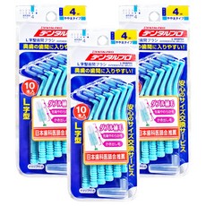 日本 DENTALPRO 牙間刷 L型, 10個, 3包, 1.2mm