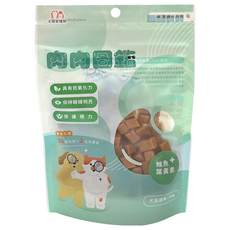 毛孩食務所 肉肉圖鑑營養小方塊系列 顧眼配方狗零食, 80g, 鮪魚+葉黃素, 1包