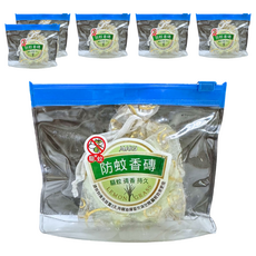 小丸家族 香茅香氛磚, 驅蚊 清香 持久, 32g, 6包