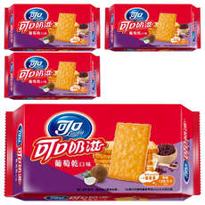 可口奶滋 葡萄乾口味, 103.2g, 4袋