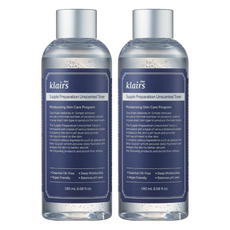 Klairs 柔潤無香化妝水, 2入, 180ml