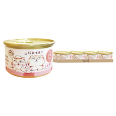 Mimar 咪碼 全齡貓罐, 白身鮪魚 + 鮭魚, 80g, 24罐