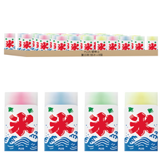 PLUS 普樂士 富士山 橡皮擦 36-574, 夏日款 刨冰, 8個