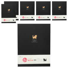 JOY STAR Be myself A4強力夾, 黑色, 6本