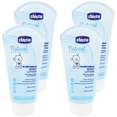 Chicco 原生脂嬰兒潤膚乳液，含乳木果油和維生素E，24小時活性保護，持久保濕, 150ml, 4條