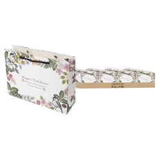 Leadhome 可愛花卉塗層購物袋 大, 可愛花卉, 40個