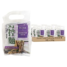 Good Food Everyday 日日好食 好控拌麵 台式醬香油蔥 100g, 9包
