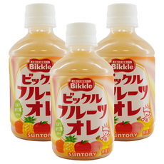 三得利 水果風味歐蕾飲, 280ml, 3瓶