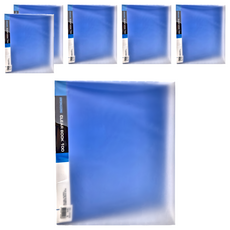 Seeder 新德牌 素面100入無內紙資料夾, 藍色, 6本
