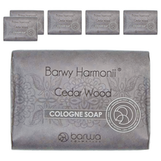 Barwa Cosmetics奢華SPA雪松香氛皂，歐洲原裝進口，細緻柔滑泡泡, 190g, 6個
