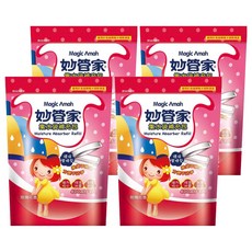 Magic Amah 妙管家 集水袋除濕盒 補充包 玫瑰花香, 400ml, 3入, 4袋