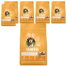 IAMS 愛慕思 健康優活 幼犬與懷孕母犬營養配方乾糧, 小麥, 1.5kg, 6袋