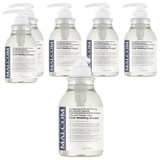 MALCOM 瑪律科姆 自然植萃柔敏香氛潤髮乳 婚禮捧花, 520ml, 6瓶
