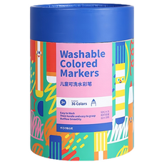 Kiddy Color 凱蒂卡樂 英國kiddy color水洗彩色筆, 36色, 1入