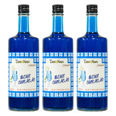 YANGNAN 仰南 藍柑香風味糖漿 750ml 調酒/氣泡飲適用, 3瓶