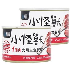 LitoMON 怪獸部落 犬主食罐, 清燉鴨肉, 165g, 2罐
