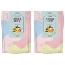 CHILL 愛吃 冰糖蜂蜜桂花茶 150g, 25g, 6入, 2包