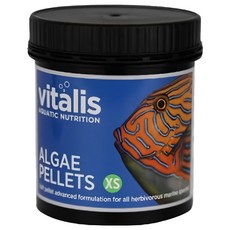 vitalis AQUATIC NUTRITION 綠藻顆粒飼料 XS, 300g, 1罐
