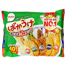 Befco 栗山 5種月亮米果 40枚入, 205.6g, 1袋