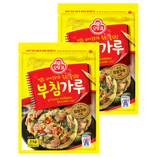 OTTOGI 不倒翁 韓式DIY煎餅粉, 1kg, 2包
