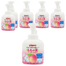 pigeon 貝親 桃葉泡泡浴露, 450ml, 6瓶