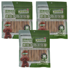 Chewy Time 健康時刻 全犬用螺旋無榖潔牙骨 全犬適用, 關節養護 長, 120g, 3包