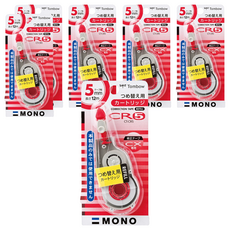 Tombow蜻蜓牌 5mm 替換帶, 6個, CT-CR-5