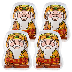 阿罔姨 土地公造型麻糬, 4包, 150g