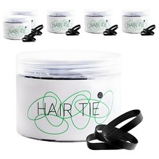 Nelik Bella 柔軟髮圈, 黑色, 6盒