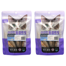 CAT CHUP 喵洽普 香甜柳葉魚 貓咪營養凍乾零食 40g, 2包