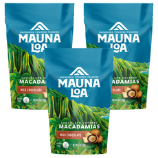 MAUNA LOA 夢露萊娜 夏威夷果仁 牛奶巧克力, 113g, 3包