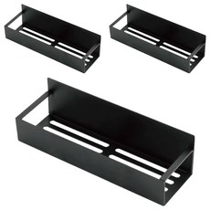 小麥購物 冰箱磁吸置物架 C558 小 382g, 黑色, 3個