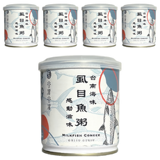 GULIUGULIU 谷溜谷溜 虱目魚粥, 5罐, 300ml